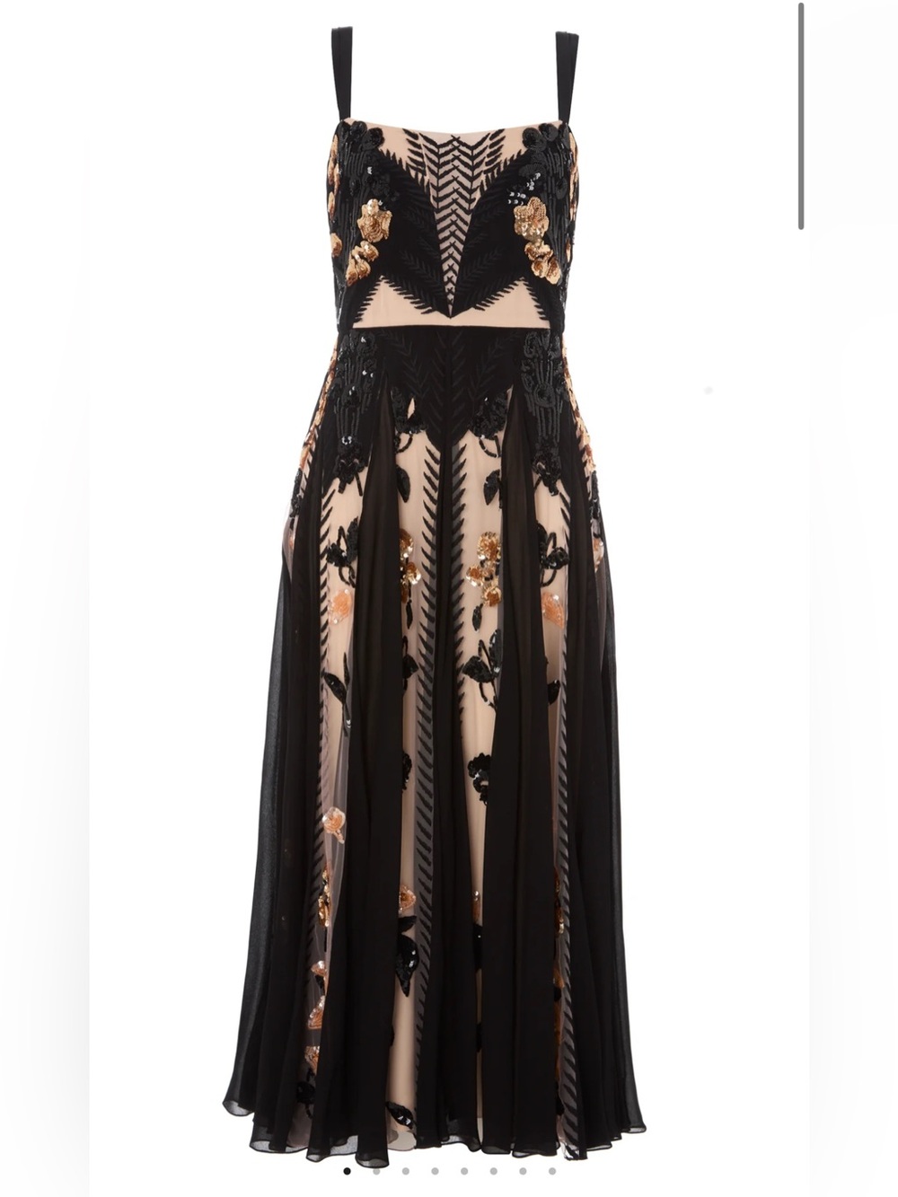Temperley London Gilded Strappy Dress